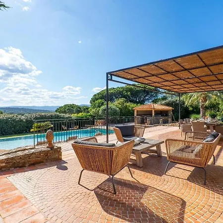 Luxueuse Vue Vignes Avec Piscine Et Terrain De Petanque 빌라 가신